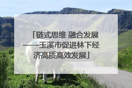 链式思维 融合发展——玉溪市促进林下经济高质高效发展