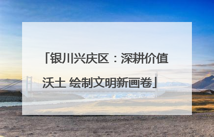银川兴庆区：深耕价值沃土 绘制文明新画卷