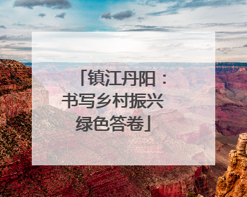 镇江丹阳：书写乡村振兴绿色答卷
