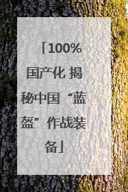 100%国产化 揭秘中国“蓝盔”作战装备