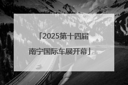 2025第十四届南宁国际车展开幕